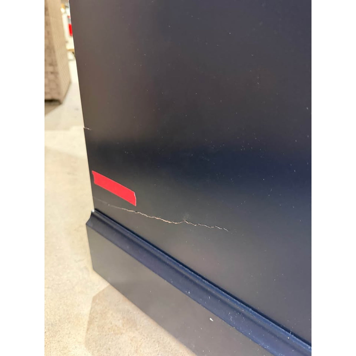 36” Navy Blue Bathroom Vanity with Marble-Look Sink Top – New Open Box - Delivery Available