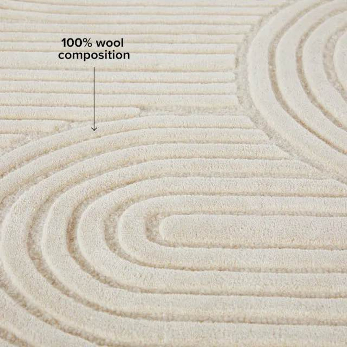 New 8’ x 10’ Wool Rug – Article Clem Arch Cream – $699 Retail – Open Box – Delivery Available