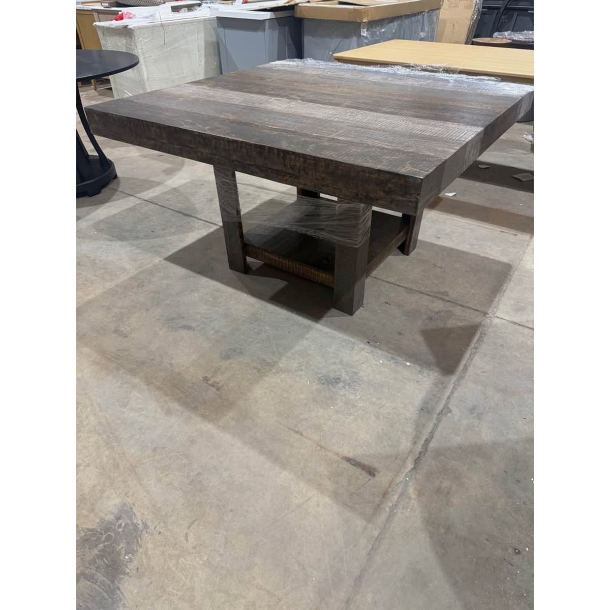 New 54” Square Dining Table | Solid Wood | Open Box $1400 Retail - Delivery Available