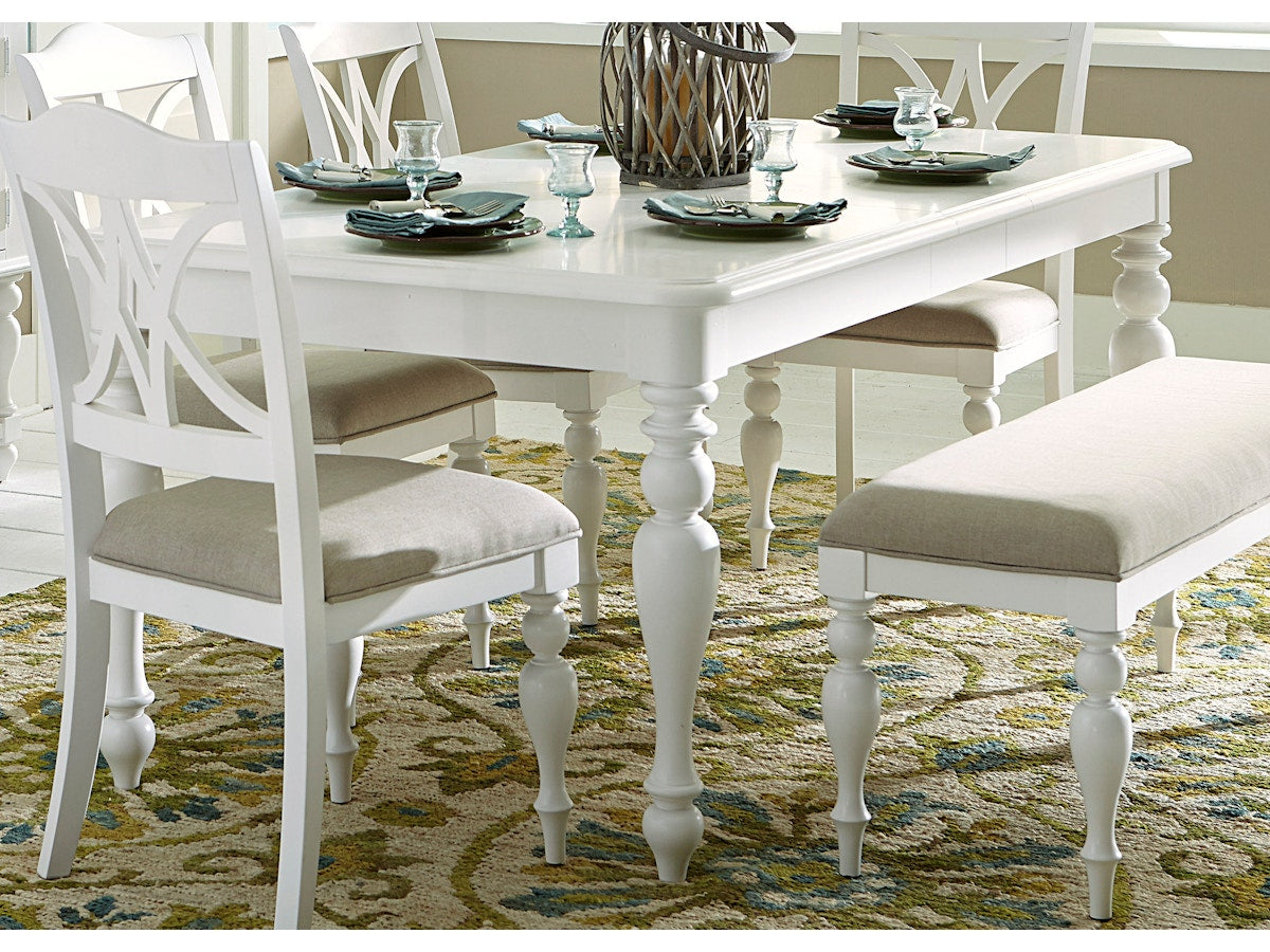 New White Dining Table – Liberty Furniture Summer House – $950 Retail – Delivery Available