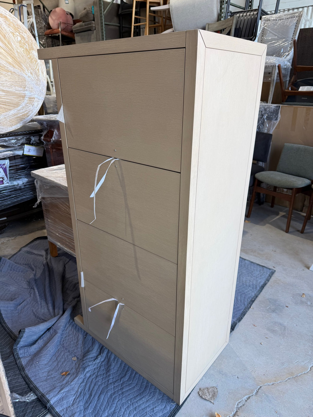 New Butler Specialty Sideboard / Buffet in Antique Taupe – Four Doors